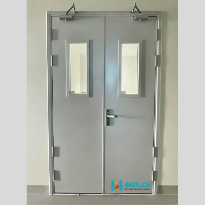 Cửa thép chống cháy 2 cánh EI60 phút